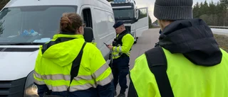 Miljörazzia på E18: "Irriterande, jag har annat att göra"