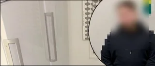 Artist slog kylskåpsdörr i flickvännens huvud