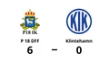 Klar seger för P 18 DFF mot Klintehamn