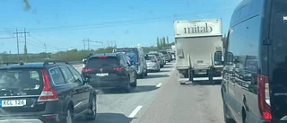 Stora trafikproblem på E4 under onsdagen: "Sjuka köer"