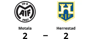 Motala kryssade mot Herrestad trots ledning