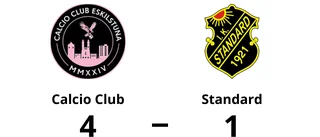 Calcio Club vann på hemmaplan mot Standard