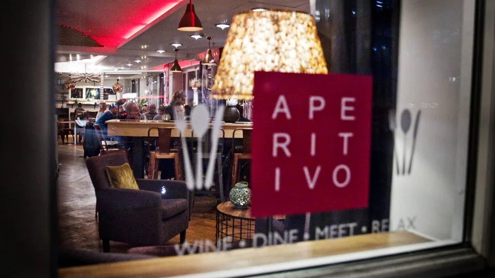 Mysig restaurang med italienskinspirerad meny.