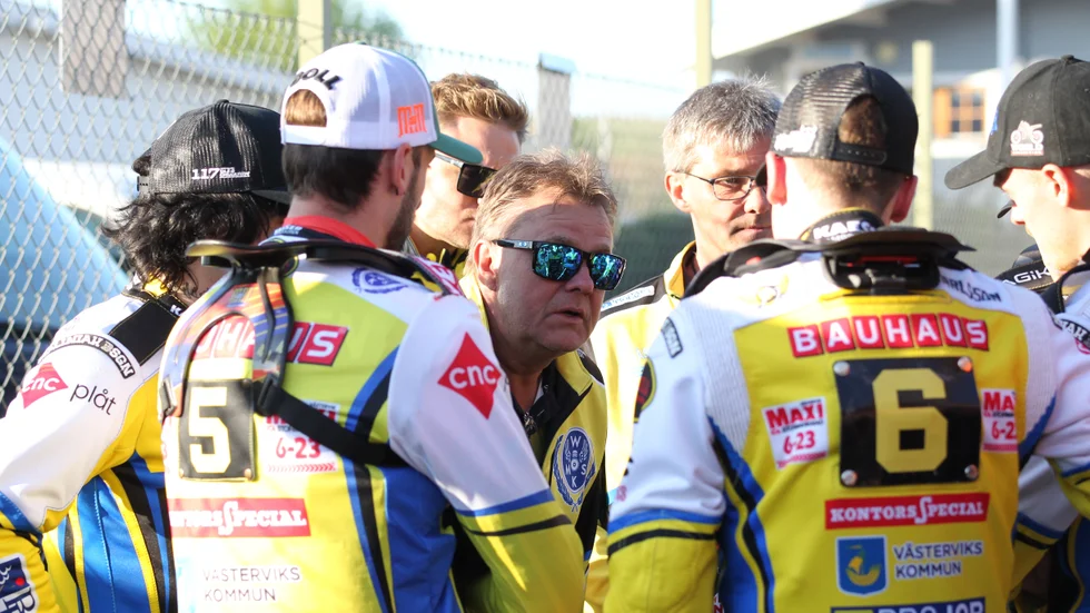 Västerviks lagledare Morgan Andersson vill se sitt lag prestera på årsbästa för att det ska kunna bli seger mot Dackarna.