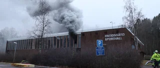 Hög smäll – sen startade branden