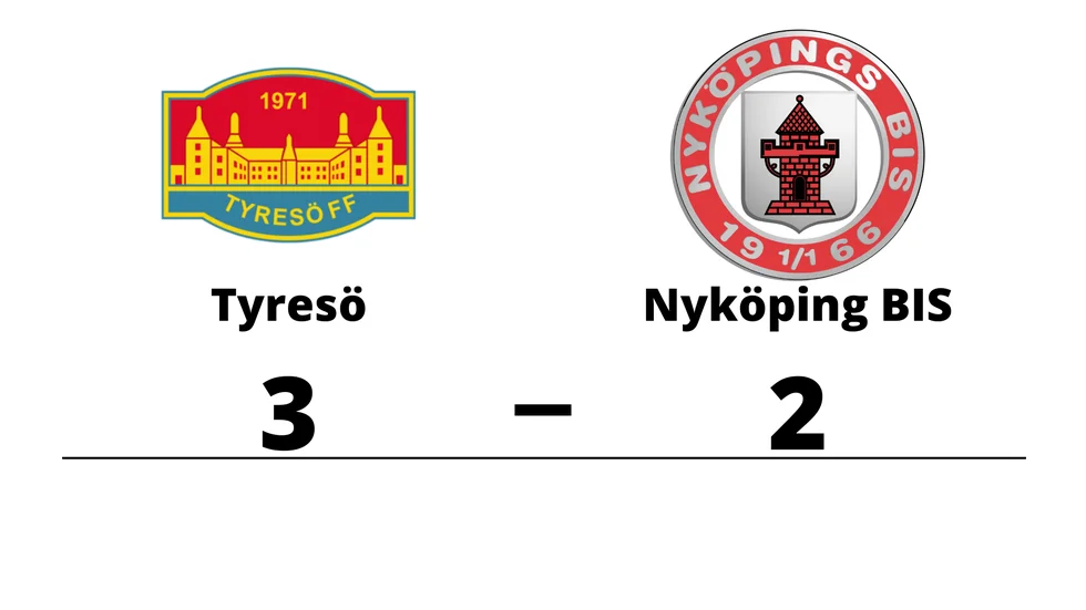Tyresö FF vann mot Nyköpings BIS