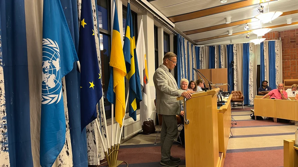 Nils-Ingvar Graan (KD) lämnar ordförandeposten i kommunfullmäktige. Det berättade han under måndagens sammanträde.