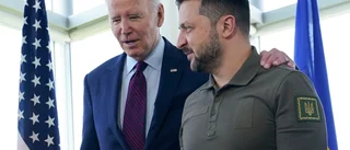 Zelenskyj hoppas på löften om fler vapen