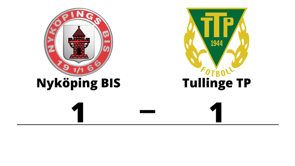 Nyköpings BIS spelade lika mot Tullinge Triangel Pojkar FK