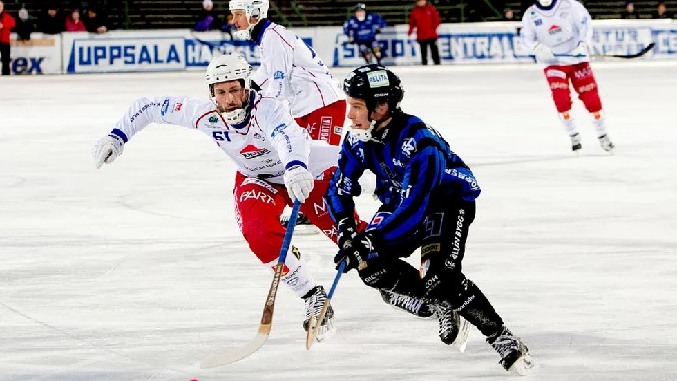 Nobben. Antti Ekman (till vänster) kommer inte att återvända till Kalix Bandy.
