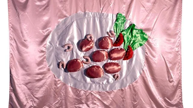 Marie-Louise Ekman: "Fiskbullar i hummersås", 1968. Dunkers kulturhus i Helsingborg.