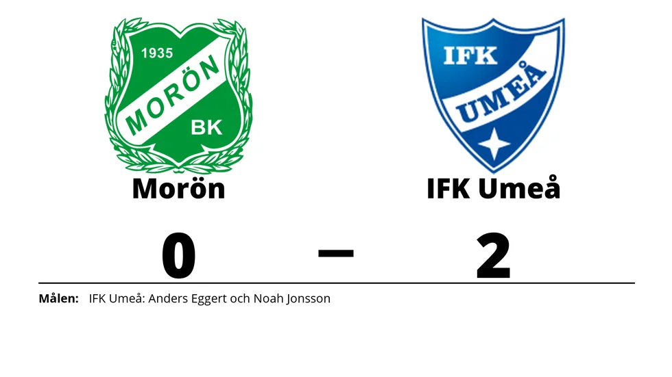 Morön BK förlorade mot IFK Umeå