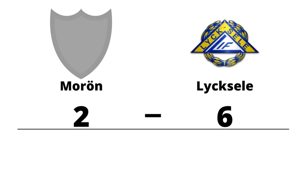 Morön BK förlorade mot Lycksele IF