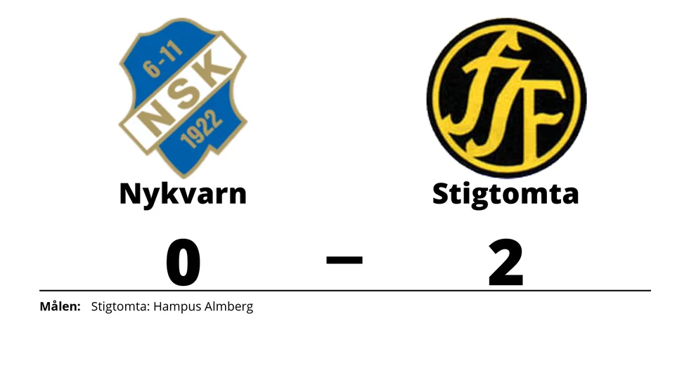 Nykvarns SK förlorade mot Stigtomta IF