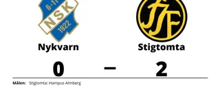 Stigtomta avgjorde mot Nykvarn efter paus