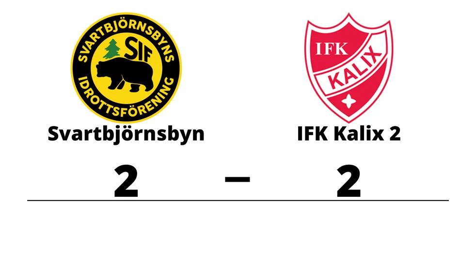 Svartbjörnsbyns IF spelade lika mot IFK Kalix 2