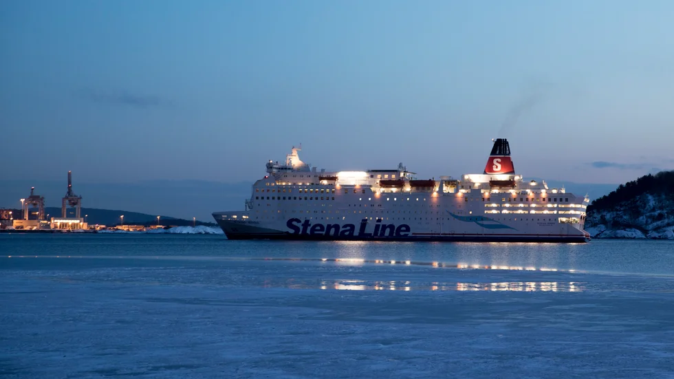 Polska myndigheter utreder nu mord och självmord sedan ett barn och hans mamma hamnat överbord på en Stena Line-färja. Arkivbild.