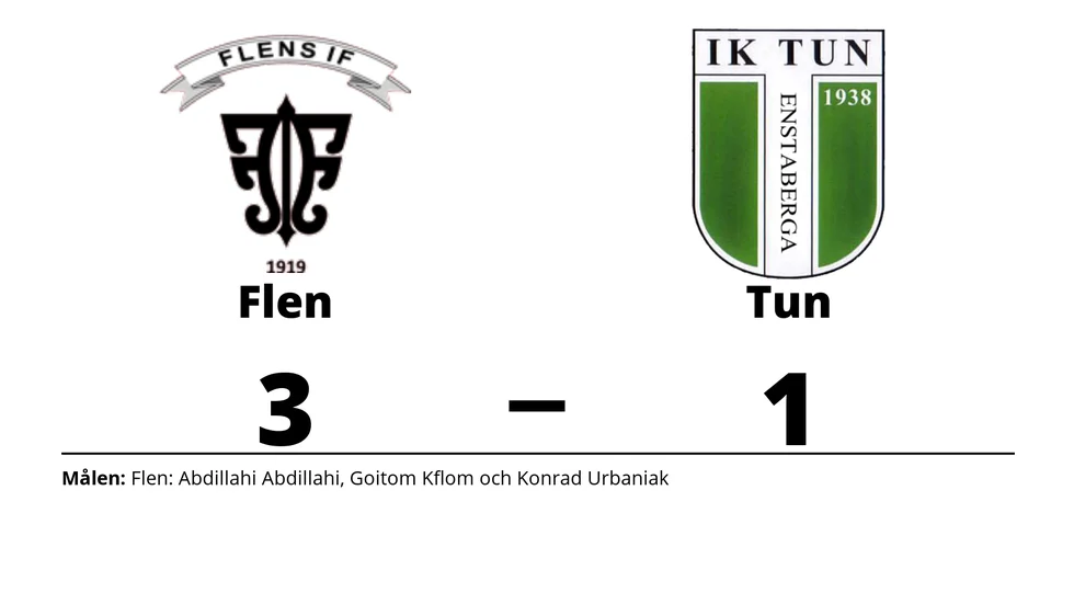 Flens IF vann mot IK Tun