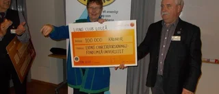 100 000 till cancerforskningen