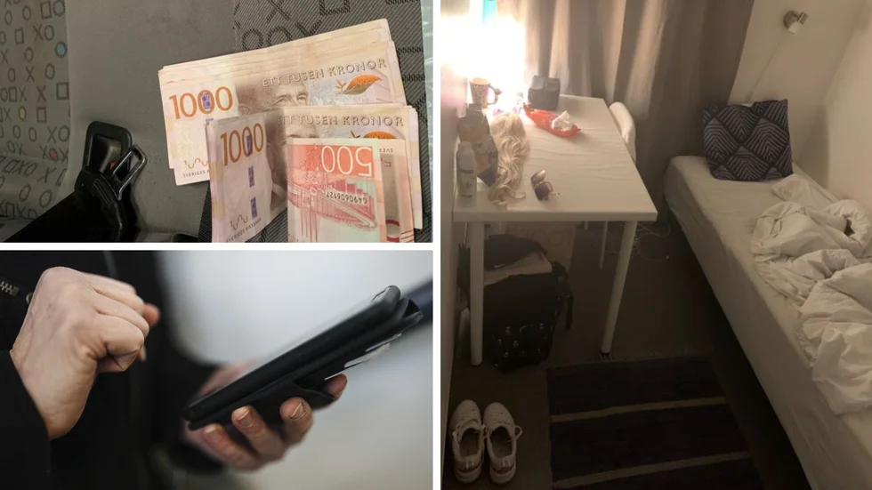 I lägenheten hittar polisen pengar kopplade till verksamheten. I en smal säng med skrynkliga och fuktiga lakan tvingas kvinnorna till sex. Deras telefoner plingar oavbrutet i efterfrågan på deras "tjänster".