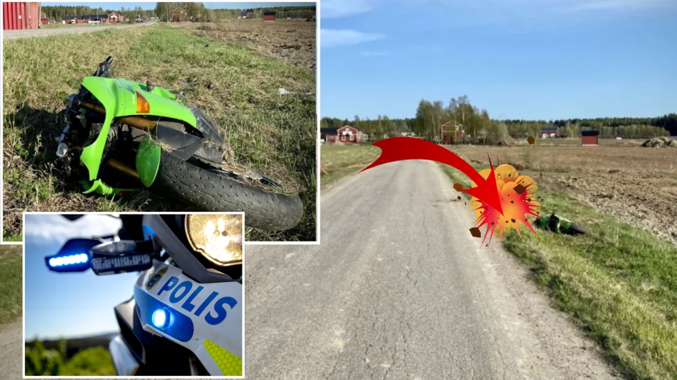 Mc-polisen kan ha agerat felaktigt i samband med den vilda polisjakten i Norra Sunderbyn, som slutade med att den misstänkte motorcyklisten kraschlandade på en åker.   