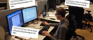"Ska jag ta fram räkor till kvällen?"