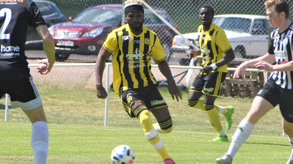 Ibrahim Doumbia är en nyckelspelare i Gullringens GoIF. Nu är han tillbaka till höstpremiären efter att ha varit skadad senare delen av vårsäsongen. 