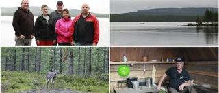 Renskötsel och stugliv är melodin runt sjön – stugfolket kom med elen: "Skriv att det är skitdåligt skoterföre"