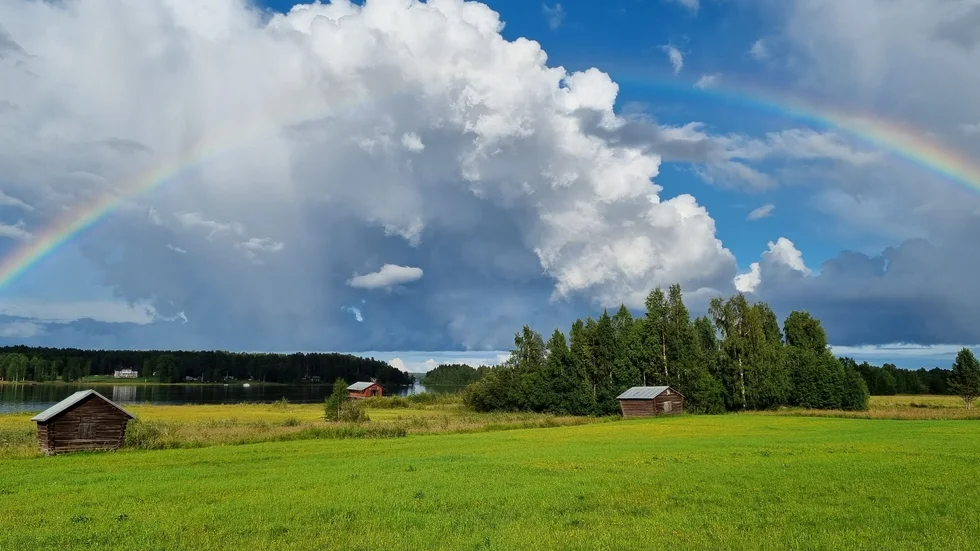 Gäddvik när det är som vackrast.