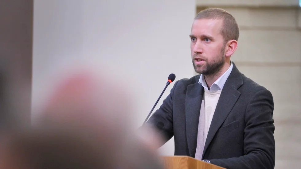 Jacob Högfeldt (M), kommunstyrelsens ordförande i Strängnäs.