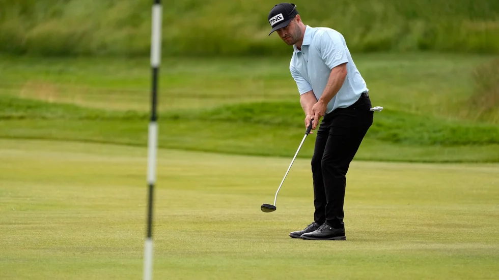 David Lingmerth har öppnat årets US Open urstarkt med 67 slag, tre under banans par.