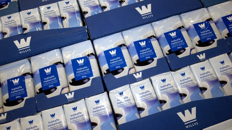 Ett okänt antal paket kaffe stals ut en lastbil natten mot tisdagen (bilden är tagen i ett annat sammanhang).