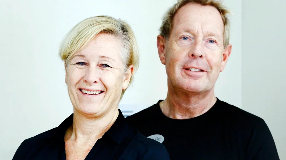 Karin och Peter Berzén har drivit World Class i 33 år.