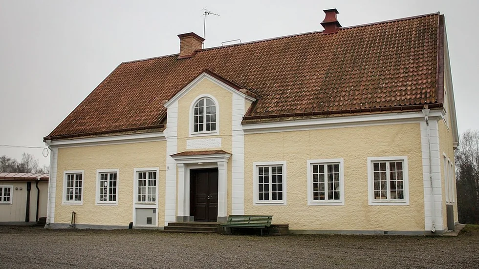 Sigridslunds skola som den såg ut innan caféet och handelsboden öppnade.