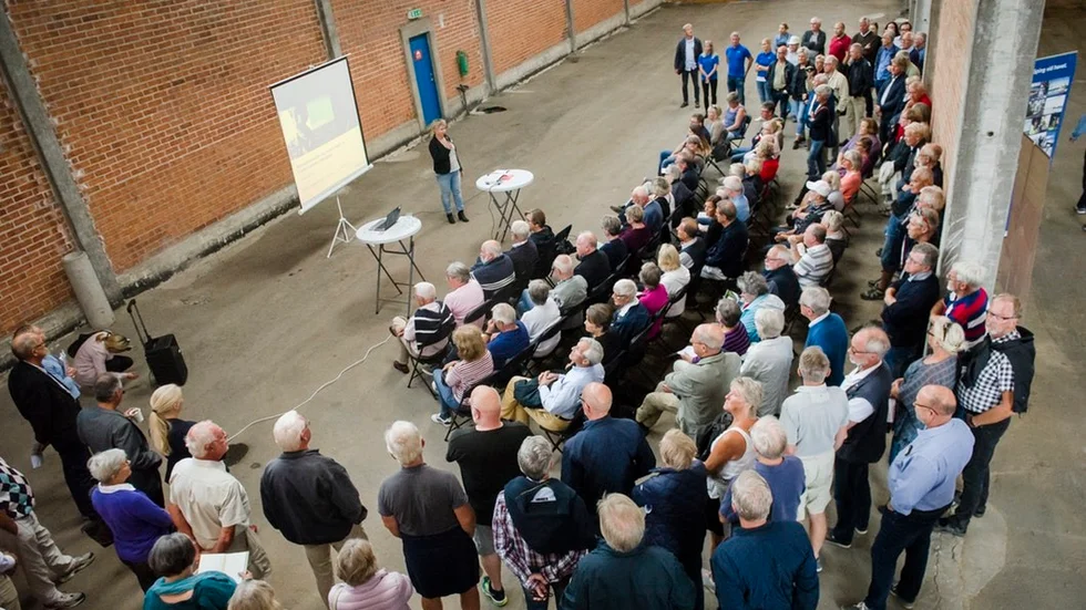Ungefär 150 personer närvarade under tisdagens informationsmöte. Ämnet var byggprojektet i Västra hamnen som den senaste tiden engagerat flera Nyköpingsbor.