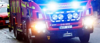 Lastbilsolycka på E4 utanför Nyköping