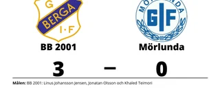 Förlust för Mörlunda borta mot BB 2001