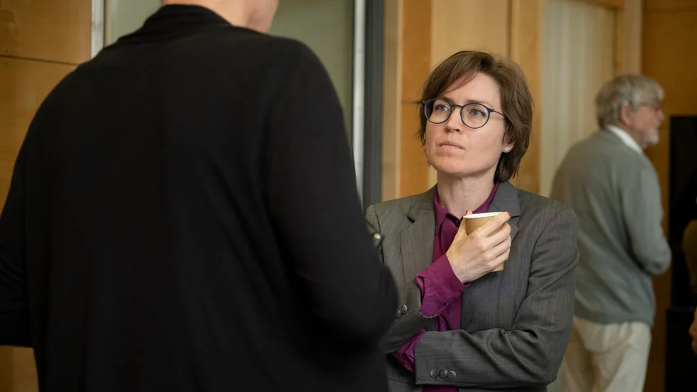 Kammaråklagare Kajsa Malmström tror att bevisningen kommer att leda till en fallande dom. "Det är jag övertygad om", säger hon efter den första rättegångsdagen.