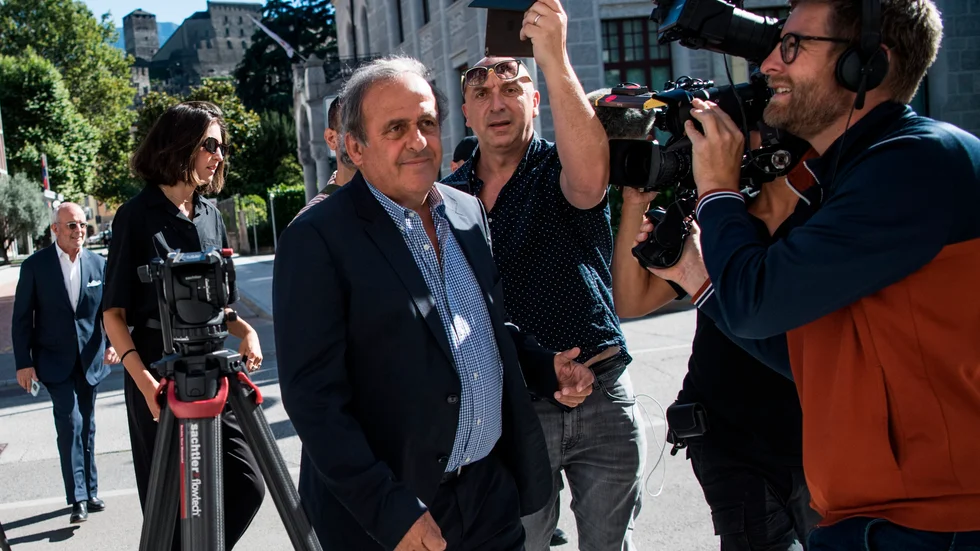 Michel Platini (bilden) och Sepp Blatter har friats från korruptionsanklagelserna.