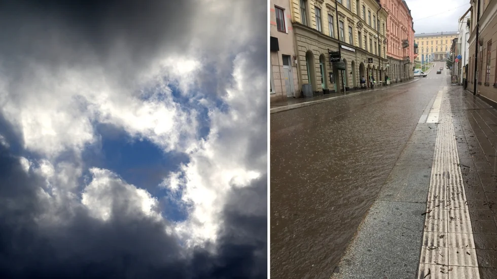 Det dåliga vädret väntas hålla i sig i hela länet, berättar Linus Karlsson, meteorolog på SMHI.