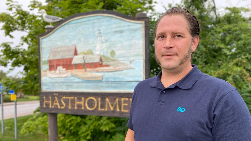 "Hästholmen är en pärla. Det finns ett intresse att bygga här. Det ser vi på de tomter som tillkom för ett år sedan ungefär", säger Johan Tegnert.
