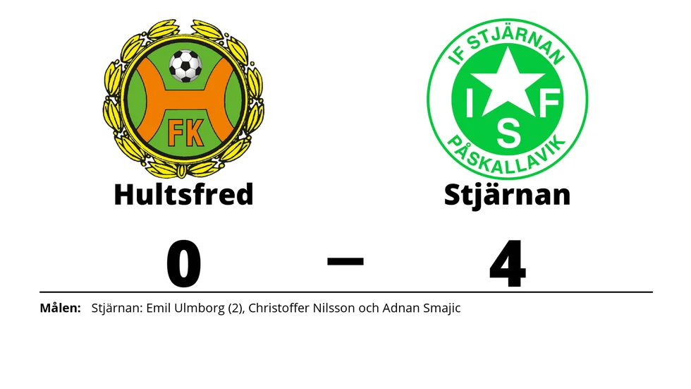 Hultsfreds FK förlorade mot IF Stjärnan