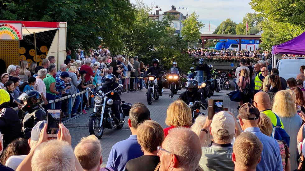 Vädret var perfekt och alla hade en fantastisk tid under mc-kortegen.