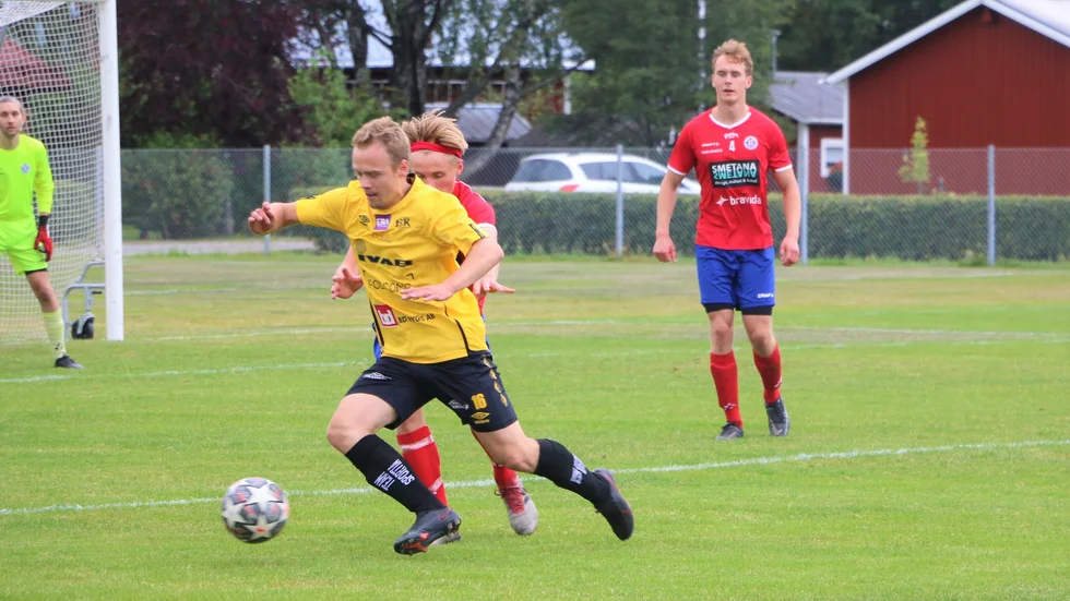 Jens Marklund gjorde ena målet för Infjärden (Arkivbild)