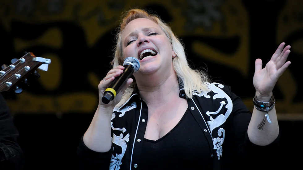 Vivien Searcy bjöd på egna countrylåtar.