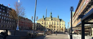 Stort bråk på Fristadstorget