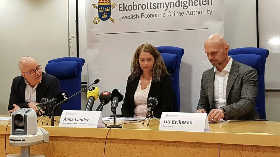 Ekobrottsmyndigheten höll presskonferens på tisdagen om de som misstänks ligga bakom fusket på högskoleprovet.