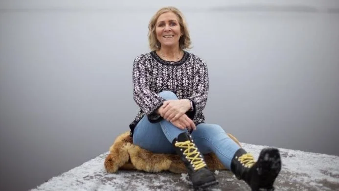 Karina DiLucia driver Sveriges första digitala detox camp i Innansjön, Burträsk.