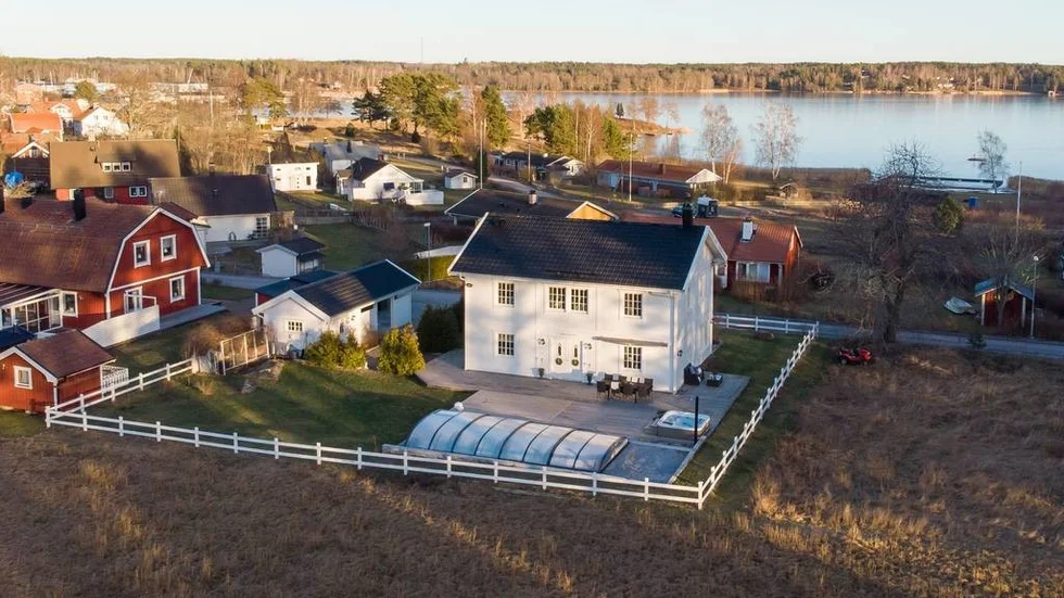 Huset på Kalkstugevägen i Loftahammar har på bara ett par dagar seglat upp som ett av kommunens mest klickade.