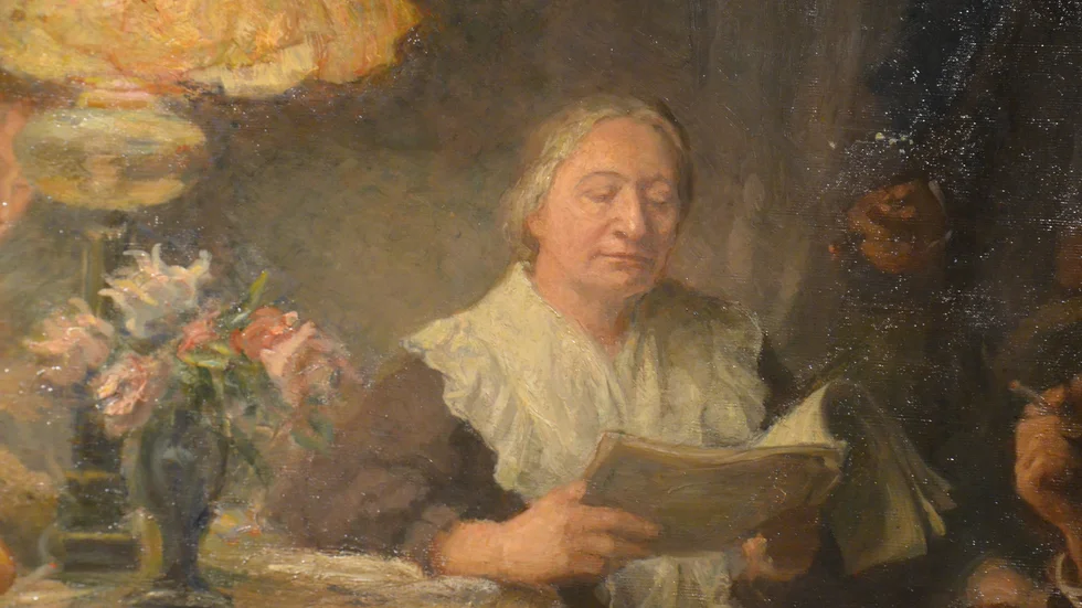 Ellen Key. Målning av Hanna Pauli från 1907.